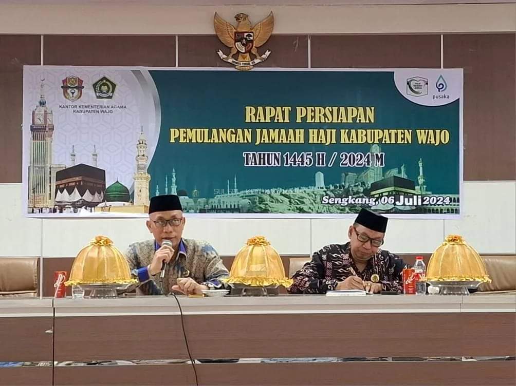 Siap Menyambut Kepulangan Jamaah Haji, Kemenag Wajo Gelar Rapat Persiapan Pemulangan