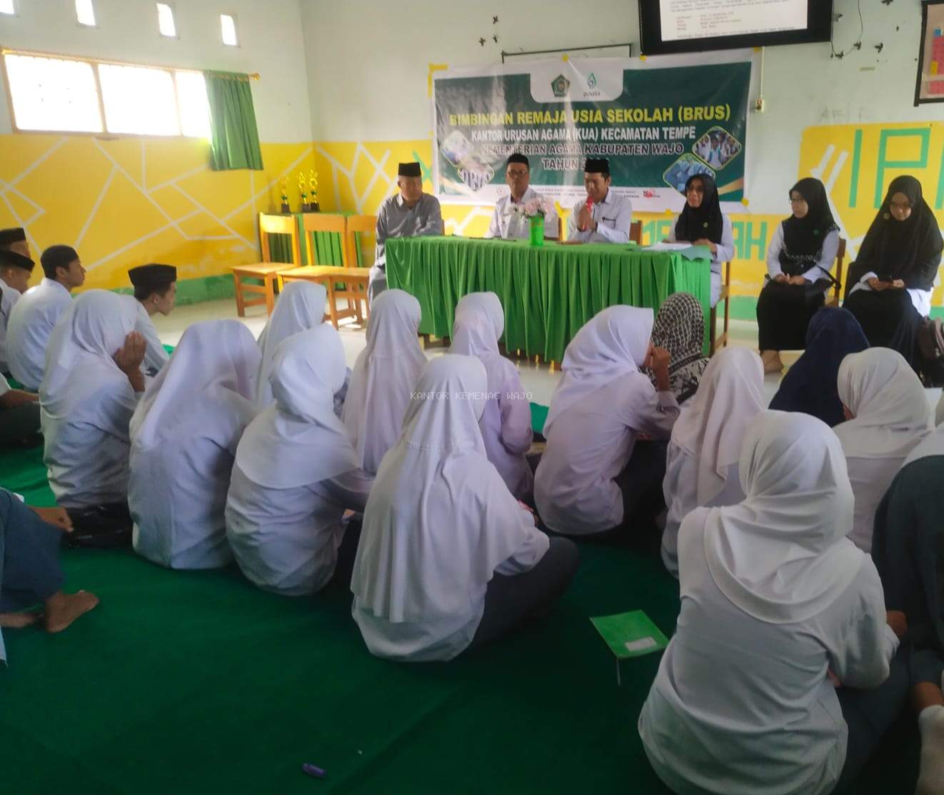 KUA Tempe Memberikan Bimbingan Kepada Siswa Siswi MA. Muhammadiyah Sengkang