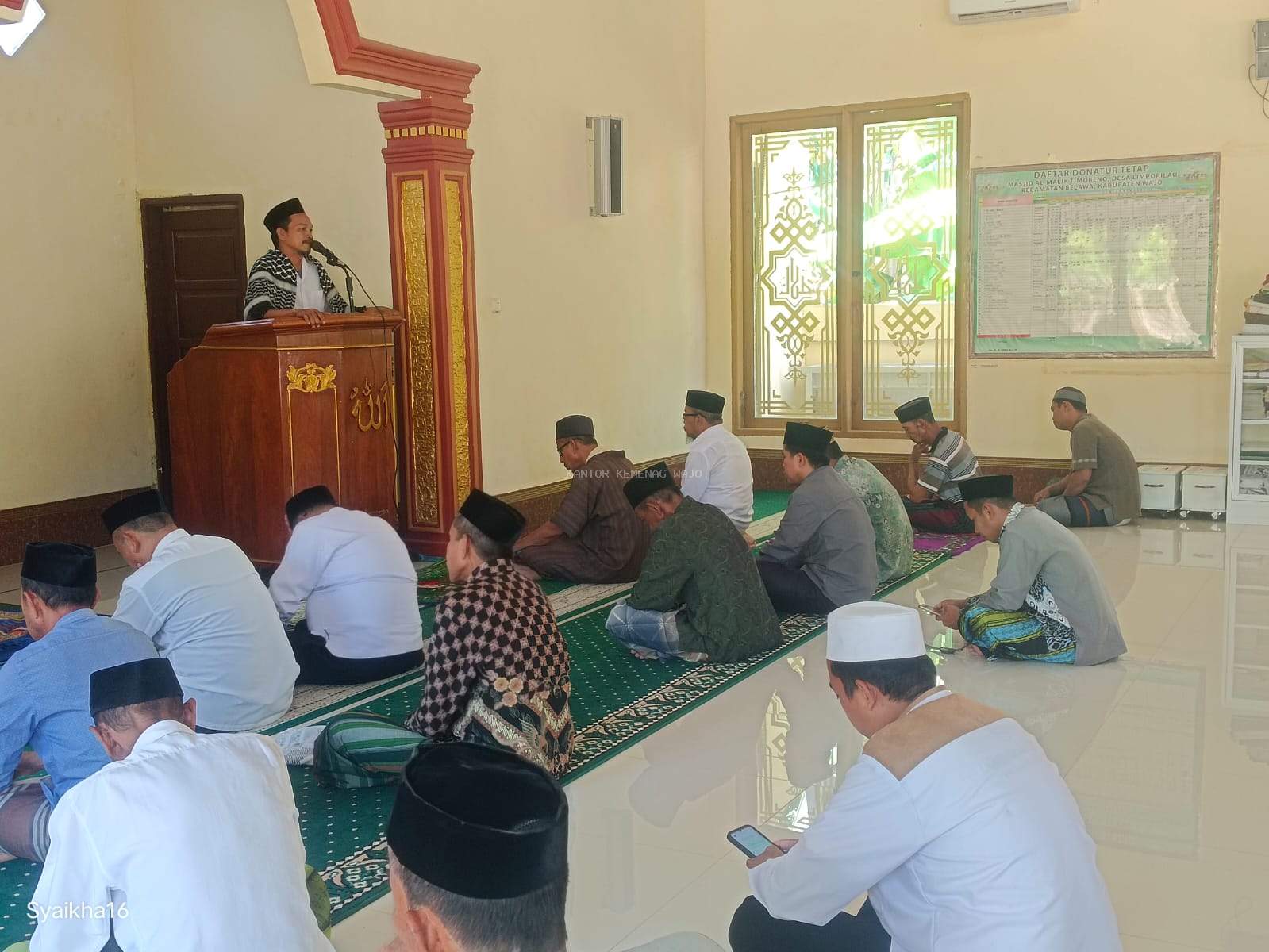 KUA Belawa Gelar Safari Shalat Dzuhur Berjamaah