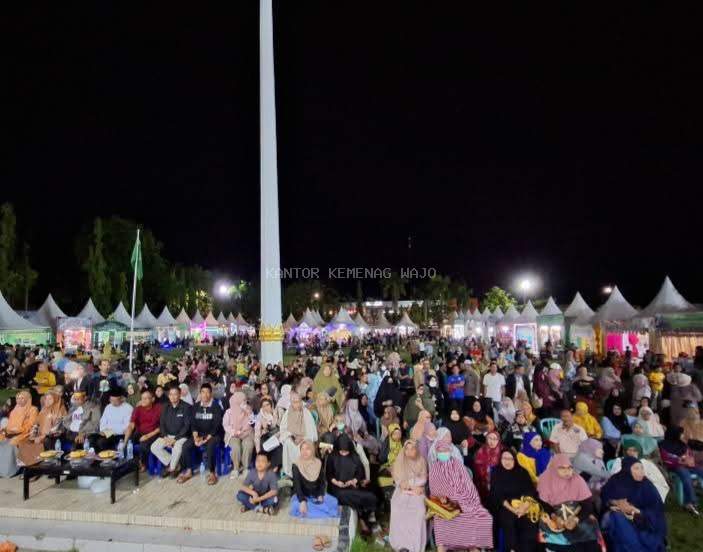 Suasana Spiritual Menyelimuti Expo Kemenag Wajo Berkat Shalawat