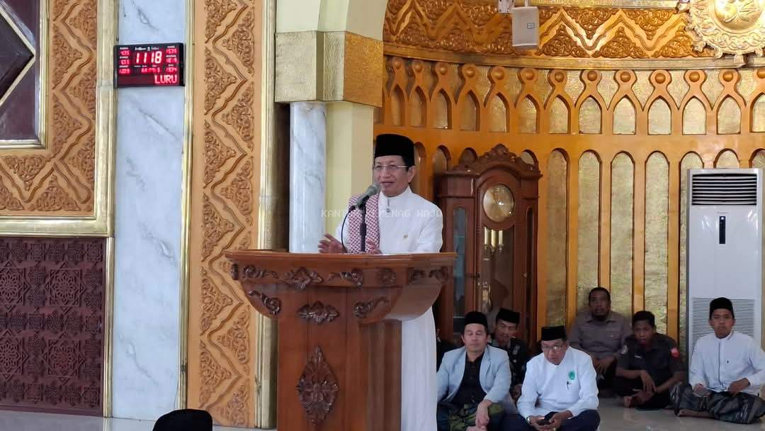 Menteri Agama Ajak Masyarakat Sengkang Implementasikan Nilai-Nilai Shalat