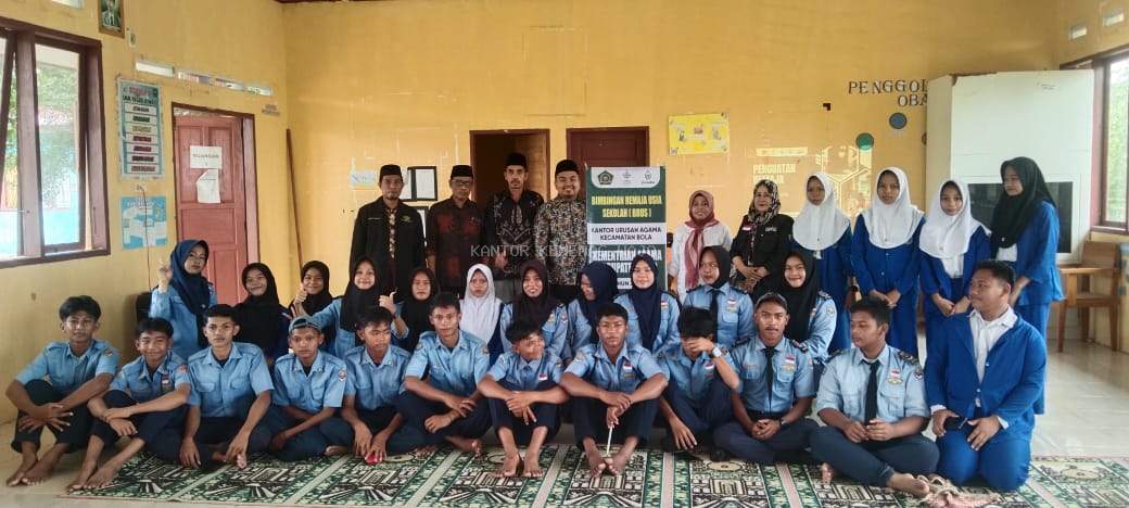 Kegiatan Bimbingan Remaja Usia Sekolah (BRUS) di SMKN 8 Wajo Sukses Digelar