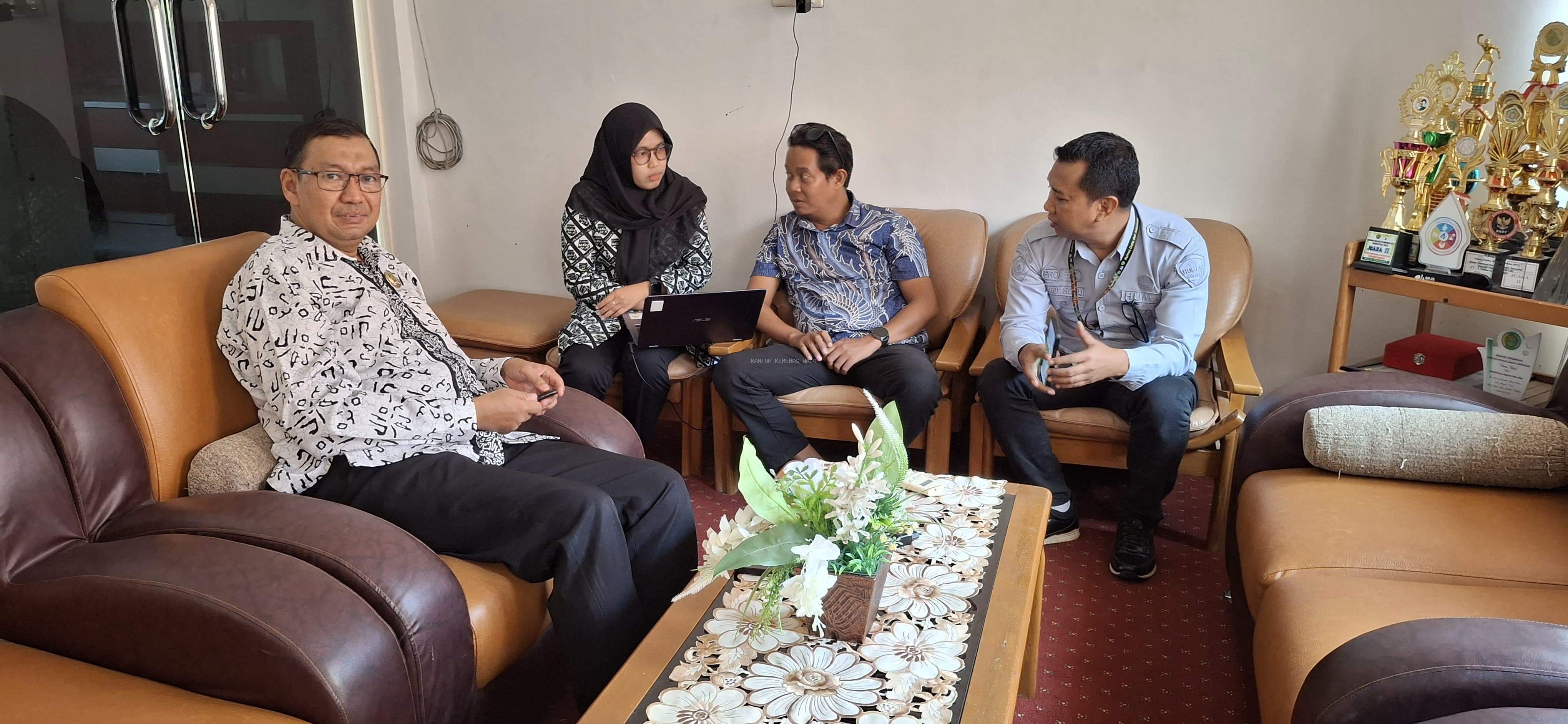 Kemenag Wajo Terima Kunjungan Tim HDI Kanwil Kemenag Sulsel untuk Verifikasi Vaktual