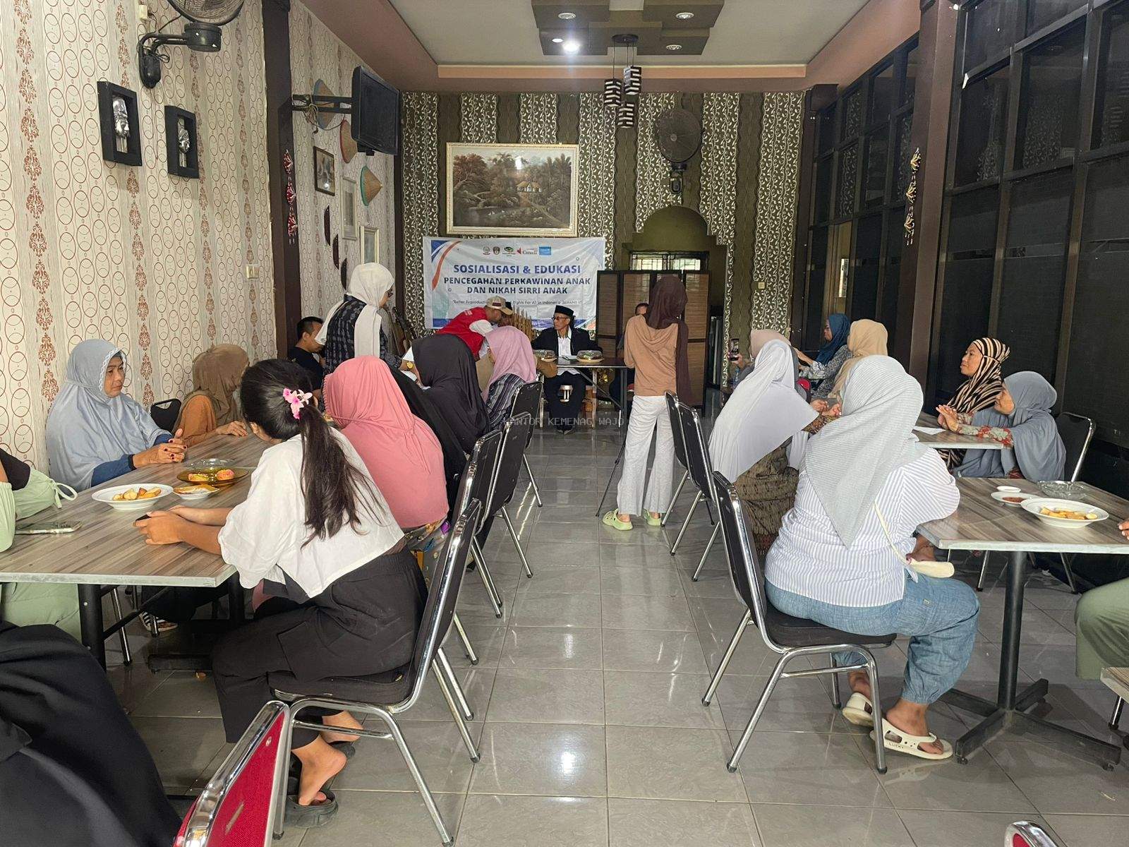 Penyuluh Agama KUA Tempe Jadi Narasumber pada Kegiatan Sosialisasi Pencegahan Perkawinan Anak dan Nikah Sirri