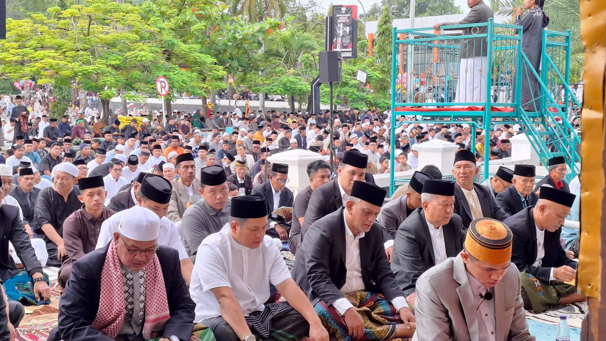 Khutbah Idul Adha di Masjid Agung Ummul Quraa: Kakan Kemenag Wajo Tekankan Makna Kurban sebagai Wujud Ketundukan dan Kepedulian