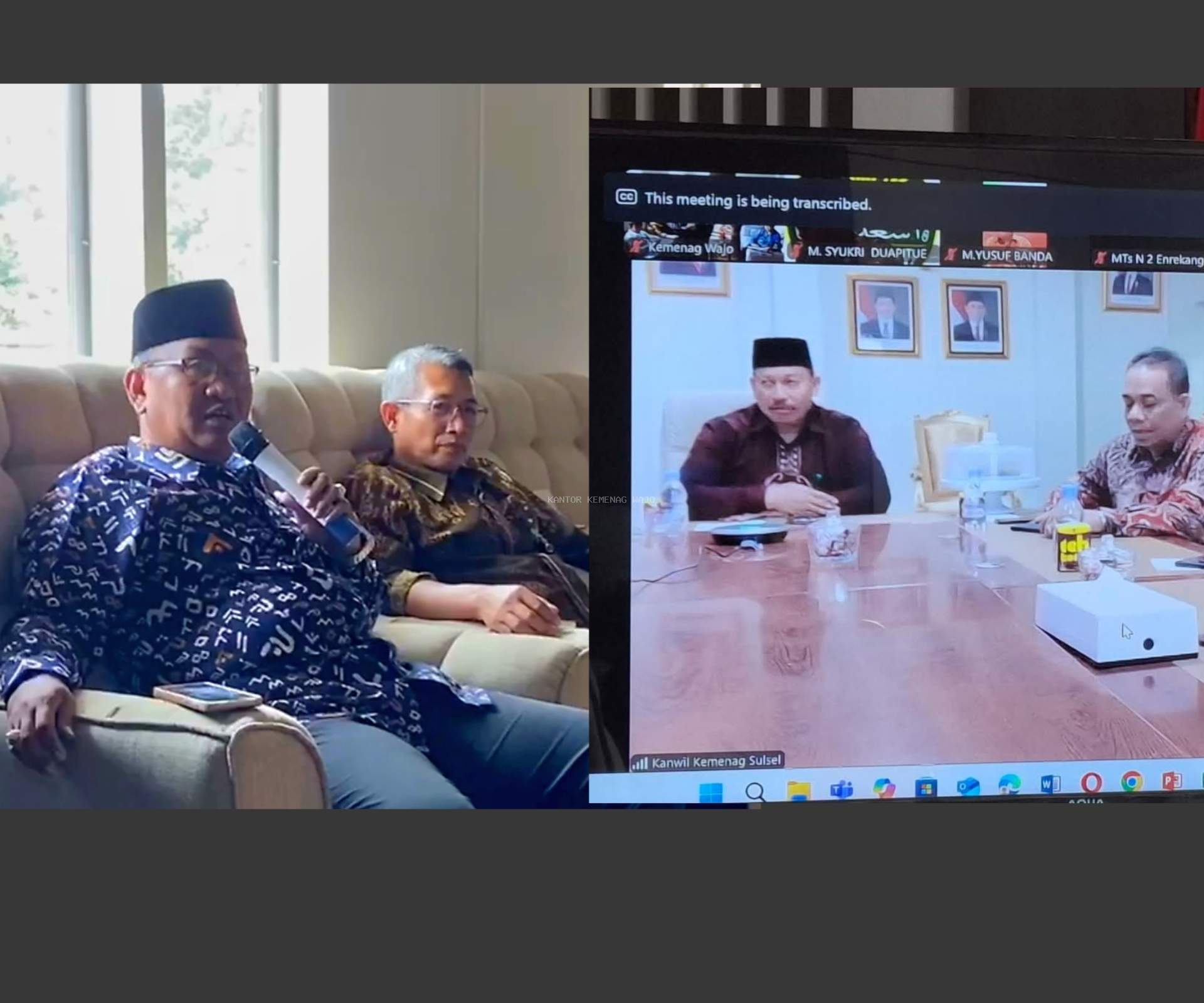 Persiapan MQK Nasional - Asia Tenggara di Wajo Dimatangkan, Kakan Kemenag Laporkan ke Kanwil