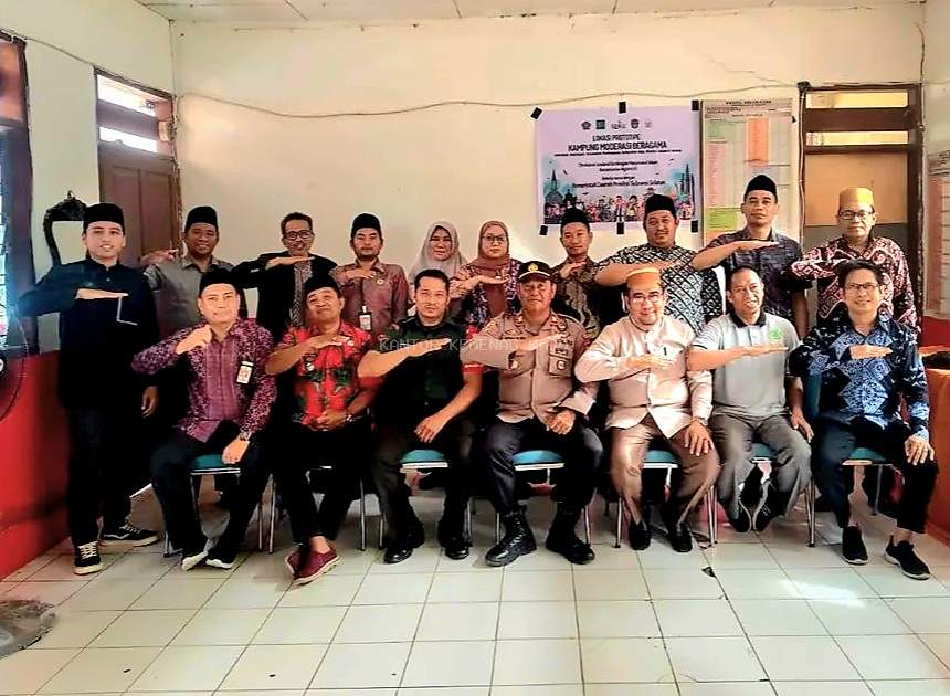Bimas Islam Kemenag Wajo Terima Kunjungan Tim Kanwil Terkait Moderasi Beragama