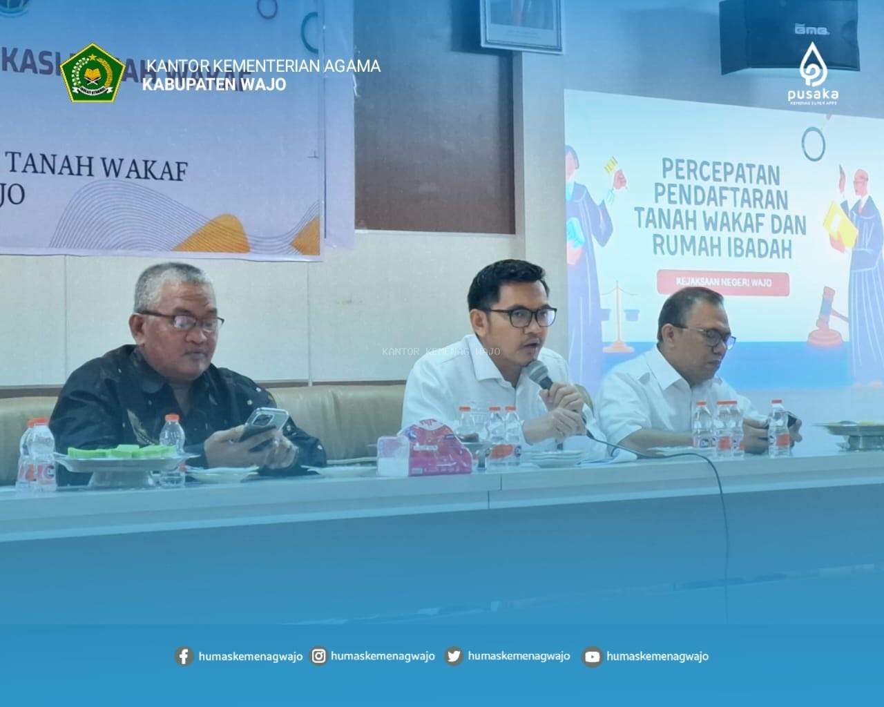 Kejaksaan Negeri Wajo Siap Dampingi Sertifikasi Tanah Wakaf Hingga Tingkat Desa