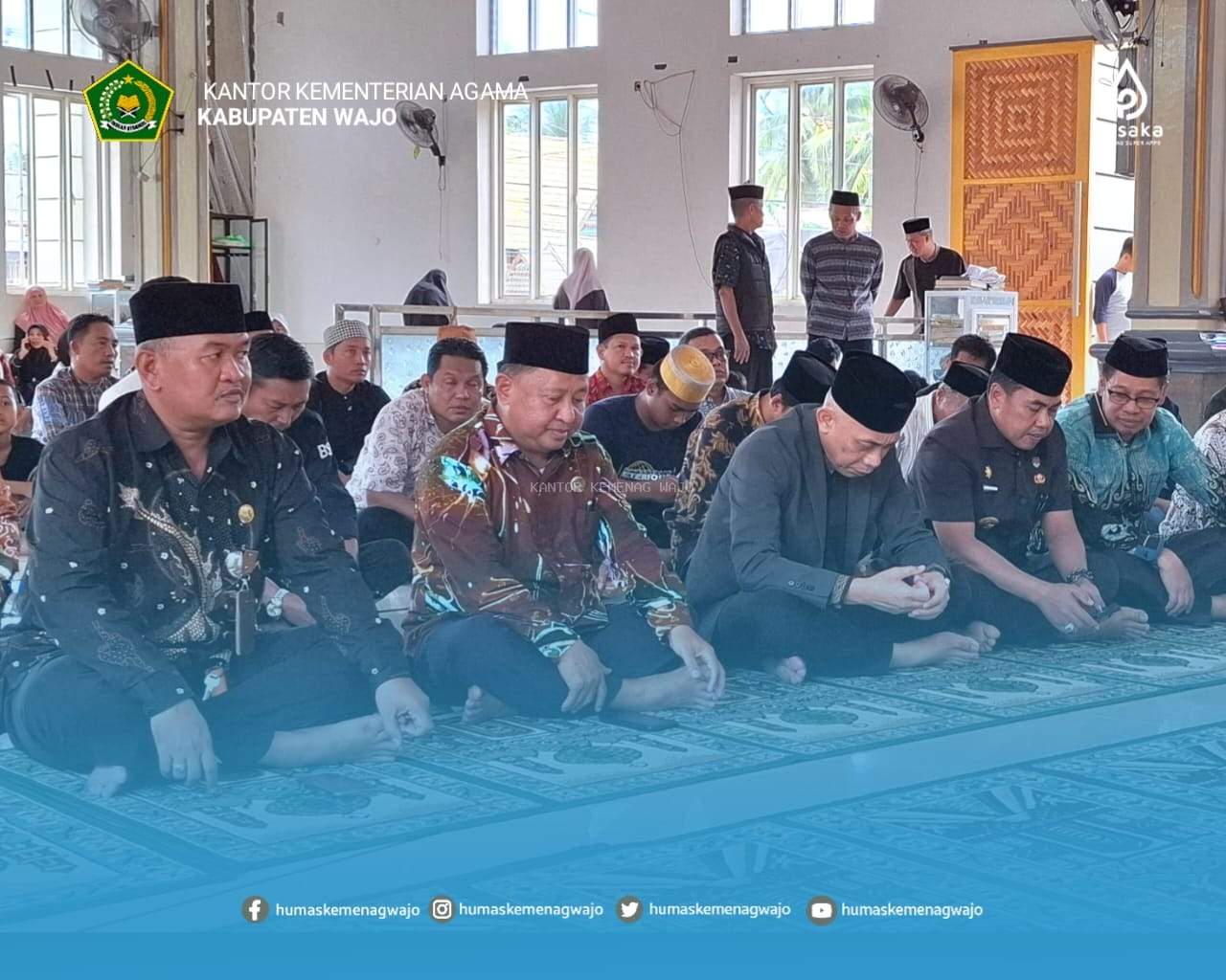 Kemenag Wajo Lepas Kepergian Mantan Kakanwil Kemenag Sulsel, H. Abd. Wahid Thahir