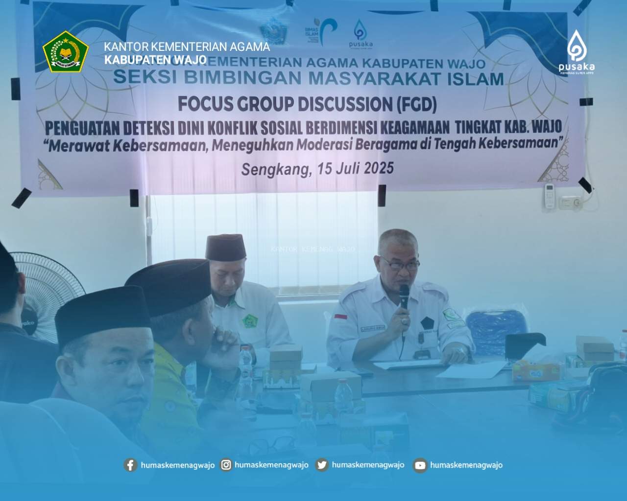 Kakan Kemenag Wajo: Deteksi Dini Kunci Hadapi Potensi Konflik Keagamaan