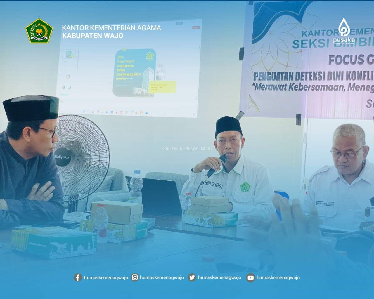 Kasi Bimas Islam Kemenag Wajo Ungkap Data FGD Jadi Peta Potensi Konflik Agama Nasional