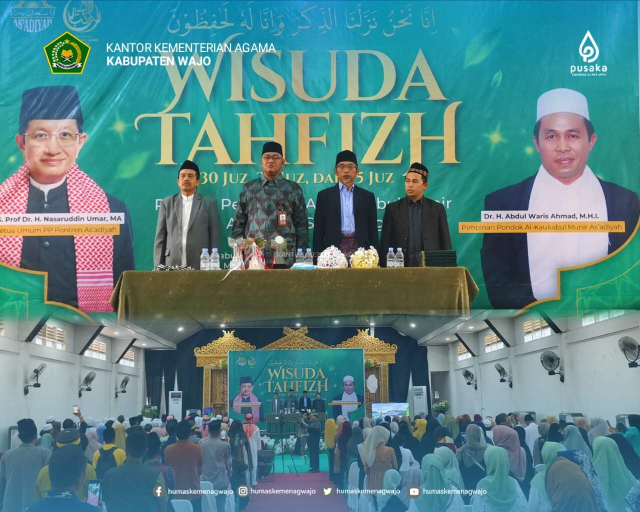 KaKan Kemenag Wajo: Penghafal Al-Qur’an Adalah Pemimpin Barisan Menuju Surga