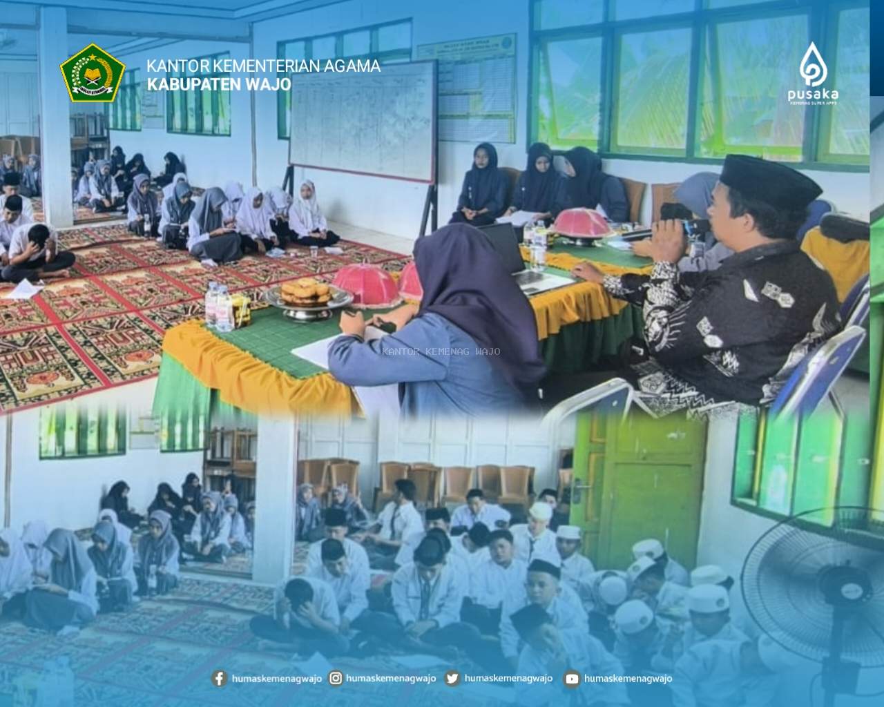 KUA Belawa Perkuat Sinergi, Dua Penyuluh Agama Isi MATSAMA MTs As'adiyah No. 49 Bolaaserae