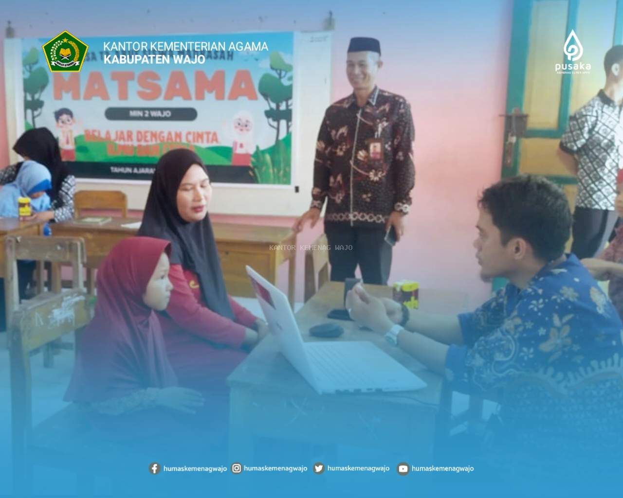 Kasi Penmad Puji Keterlibatan Aktif Siswa dalam MATSAMA MIN 2 Wajo