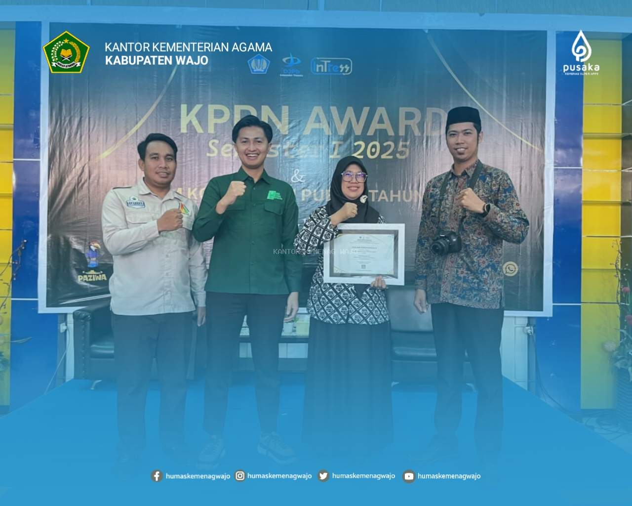 MAN Wajo Kembali Raih Penghargaan KPPN Award 2025 sebagai Satker Teladan Pengelolaan Anggaran