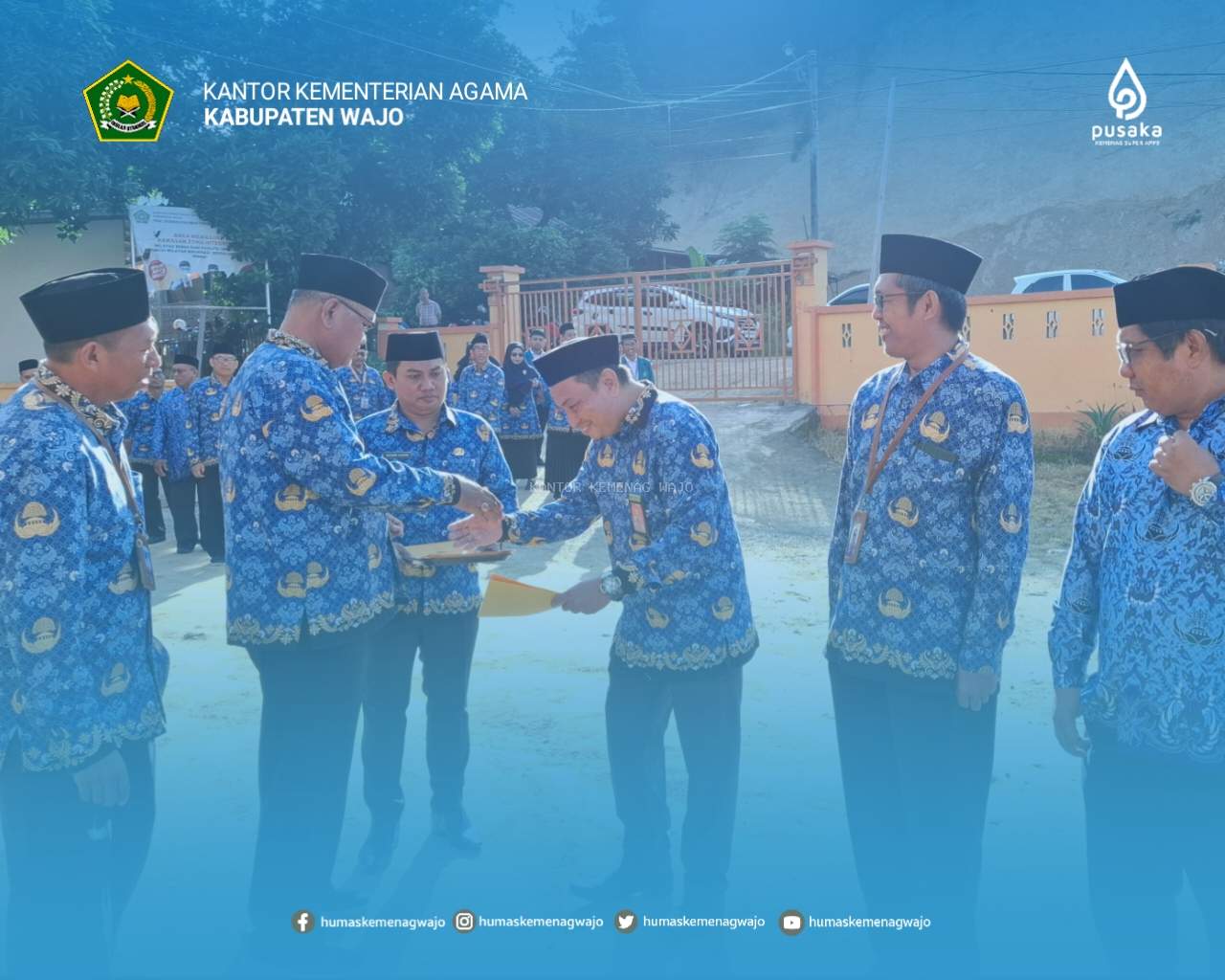 Kemenag Wajo Beri Penghargaan Empat KUA Berkinerja Terbaik dalam Program Bimas Islam