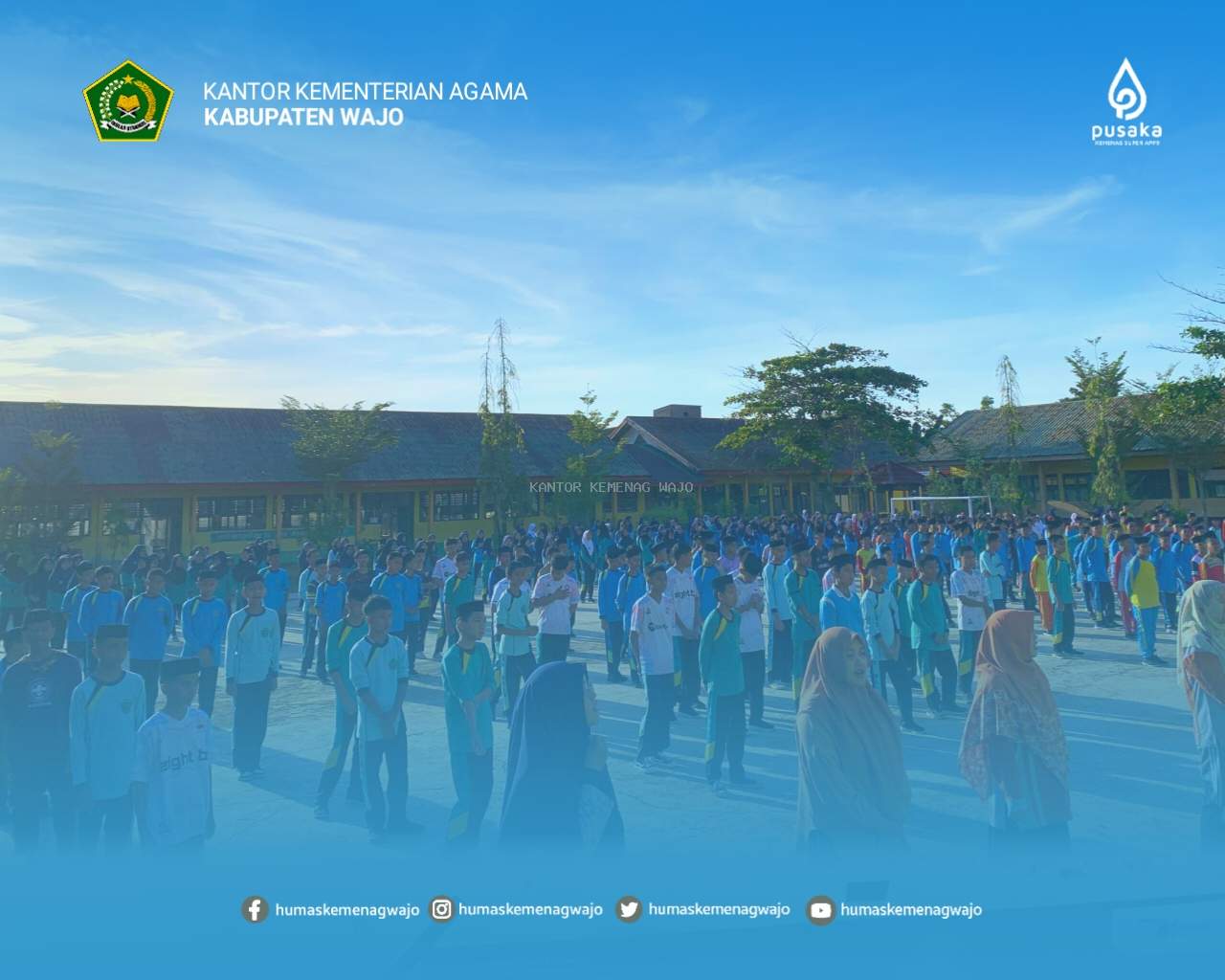 Bangun Karakter Sejak Dini, MATSAMA MTsN Wajo Masuki Hari Keempat