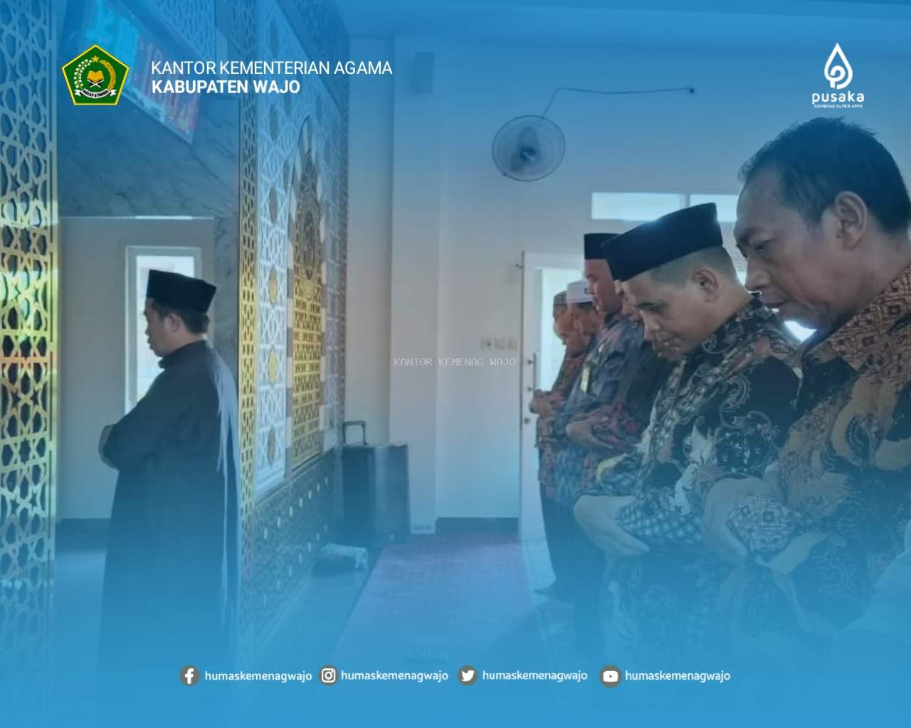 Dukung Wajo Religius, Kemenag dan Pemkab Serukan Gerakan Shalat Berjamaah