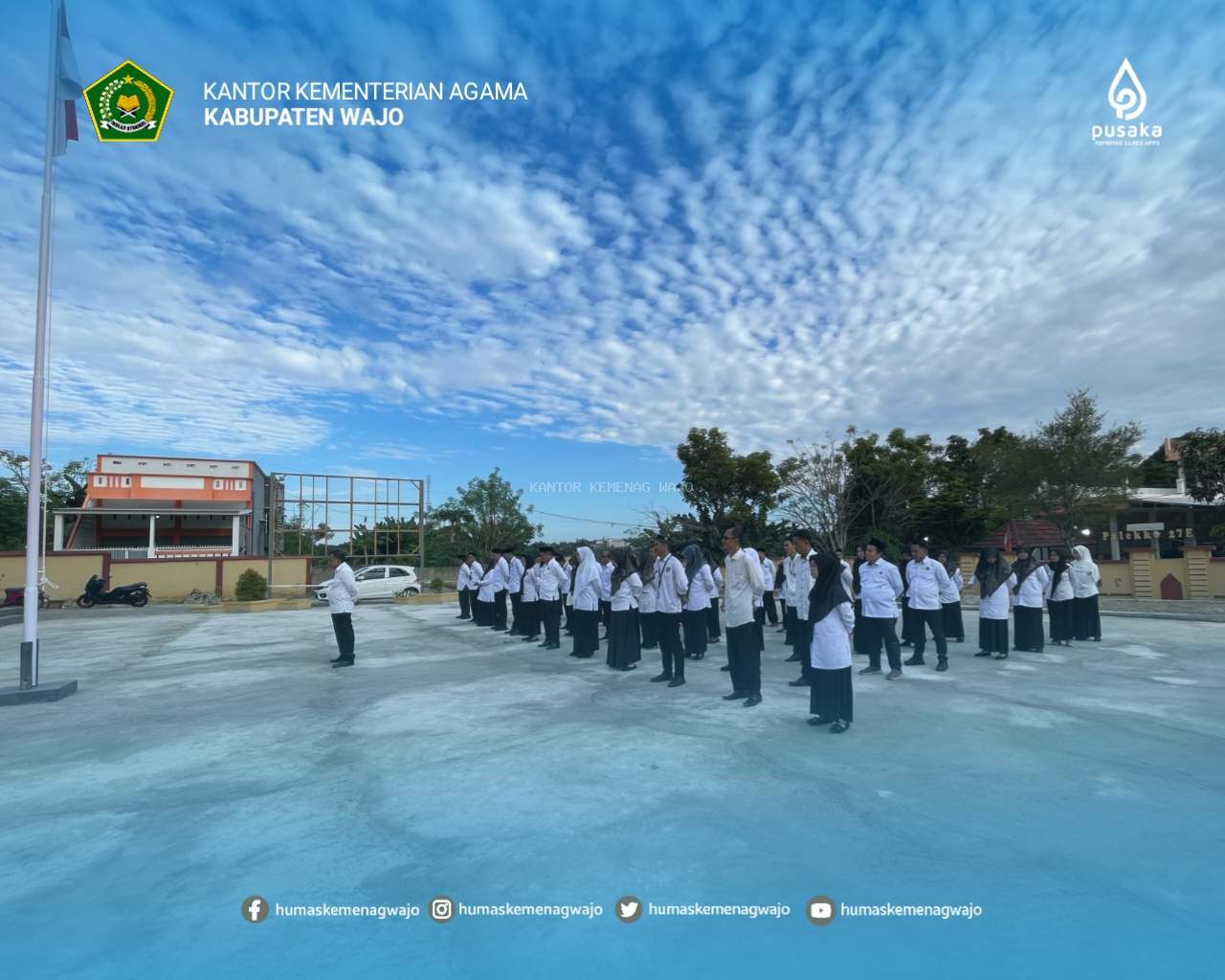 Kemenag Wajo Apel Pagi Penuh Apresiasi dan Gagasan Segar