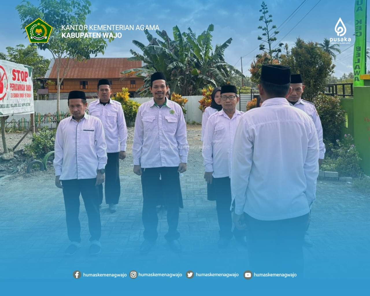 KUA Belawa Gelar Apel Rutin Senin, Tekankan Program Shalat Duha Berjamaah dan Kedisiplinan ASN