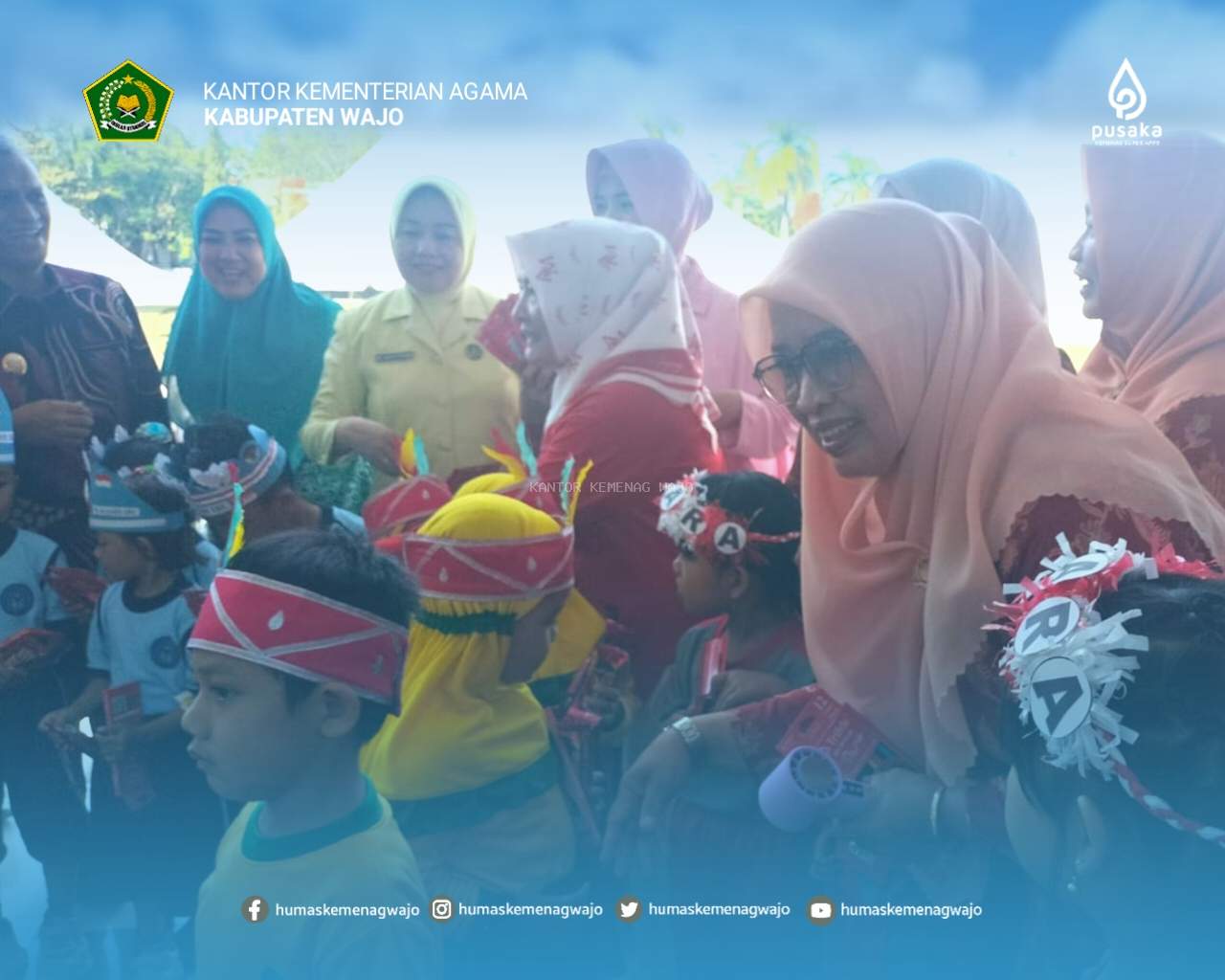 Ketua DWP Kemenag Wajo Hadiri Kampanye Perlindungan Anak, Tunjukkan Dukungan Aktif Perempuan Kemenag