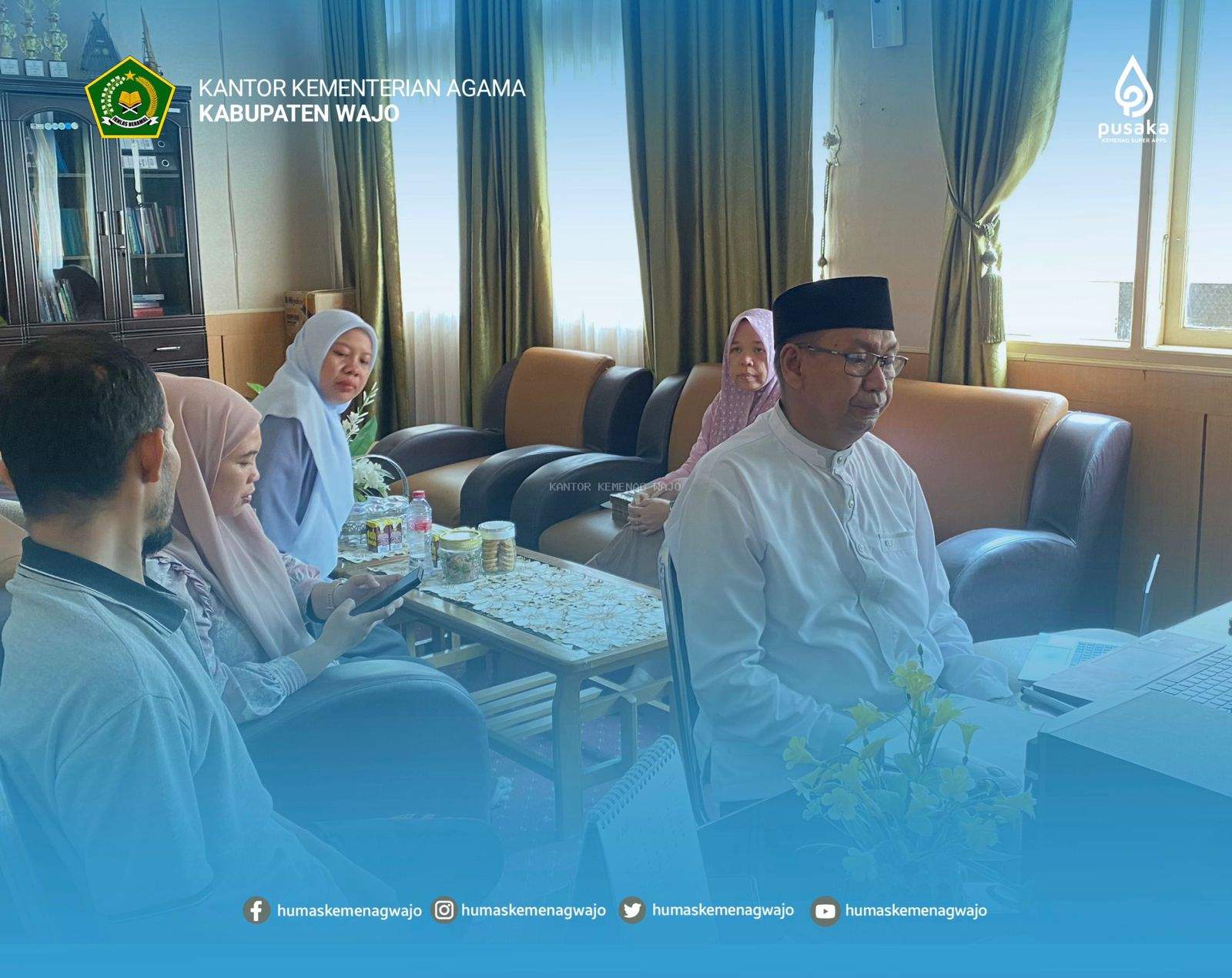 Kuatkan Sinkronisasi Anggaran, Kemenag Wajo Hadiri Rapat Pleno ABT 2025 Secara Virtual