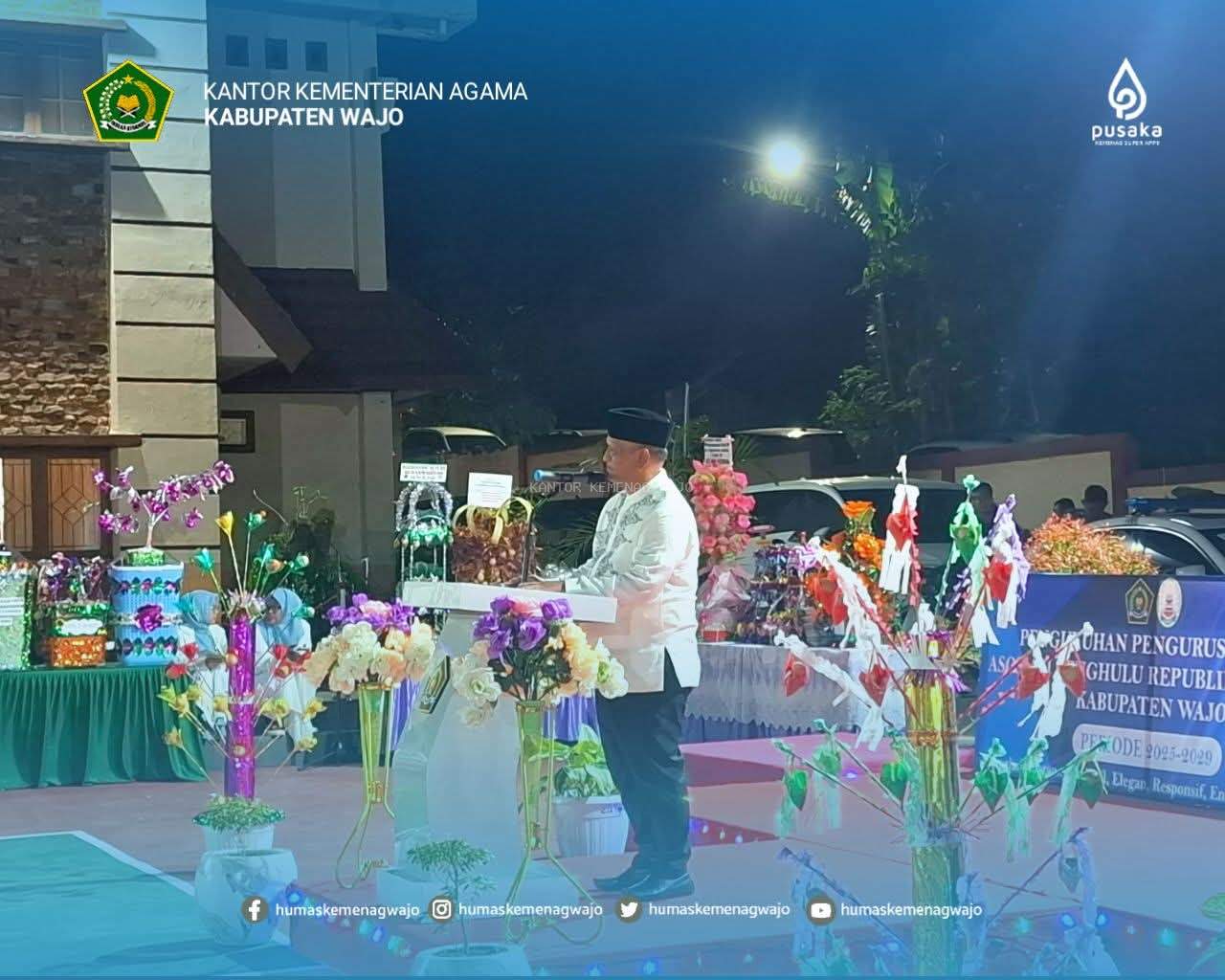 Maulid Nabi di Kemenag Wajo: Wakil Bupati Ajak Perkuat Sinergi, Siap Jadi Tuan Rumah MQK Internasional