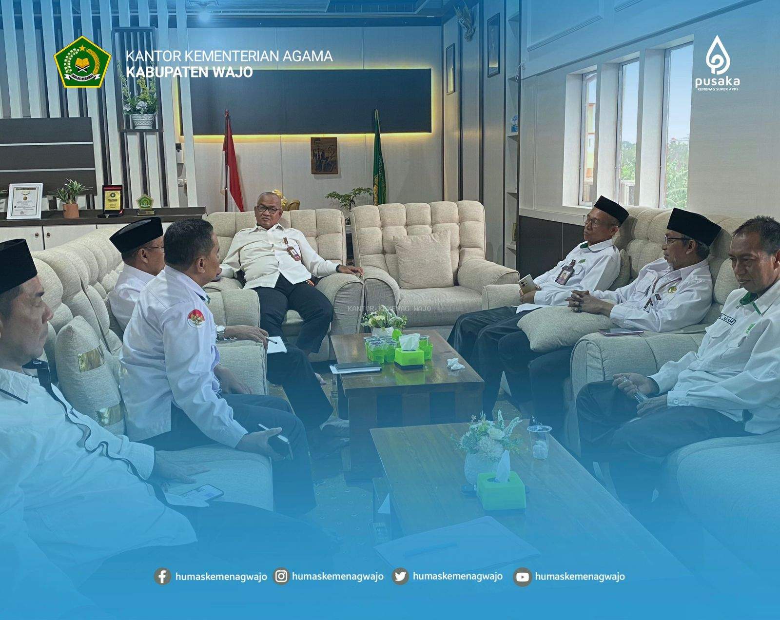 Kemenag Wajo Konsolidasikan Kinerja dan Persiapan Event Internasional