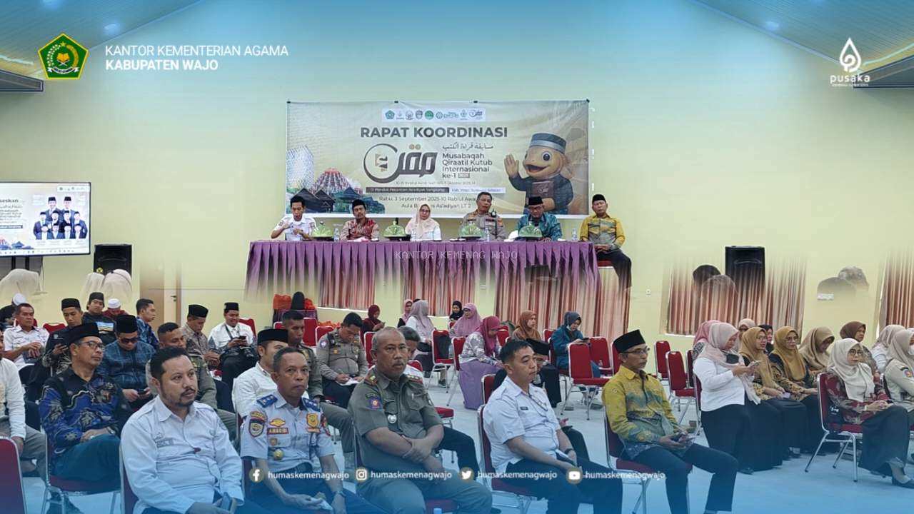 Rapat Koordinasi MQKI, Kemenag Wajo Dorong Sinergi Panitia dan Stakeholder