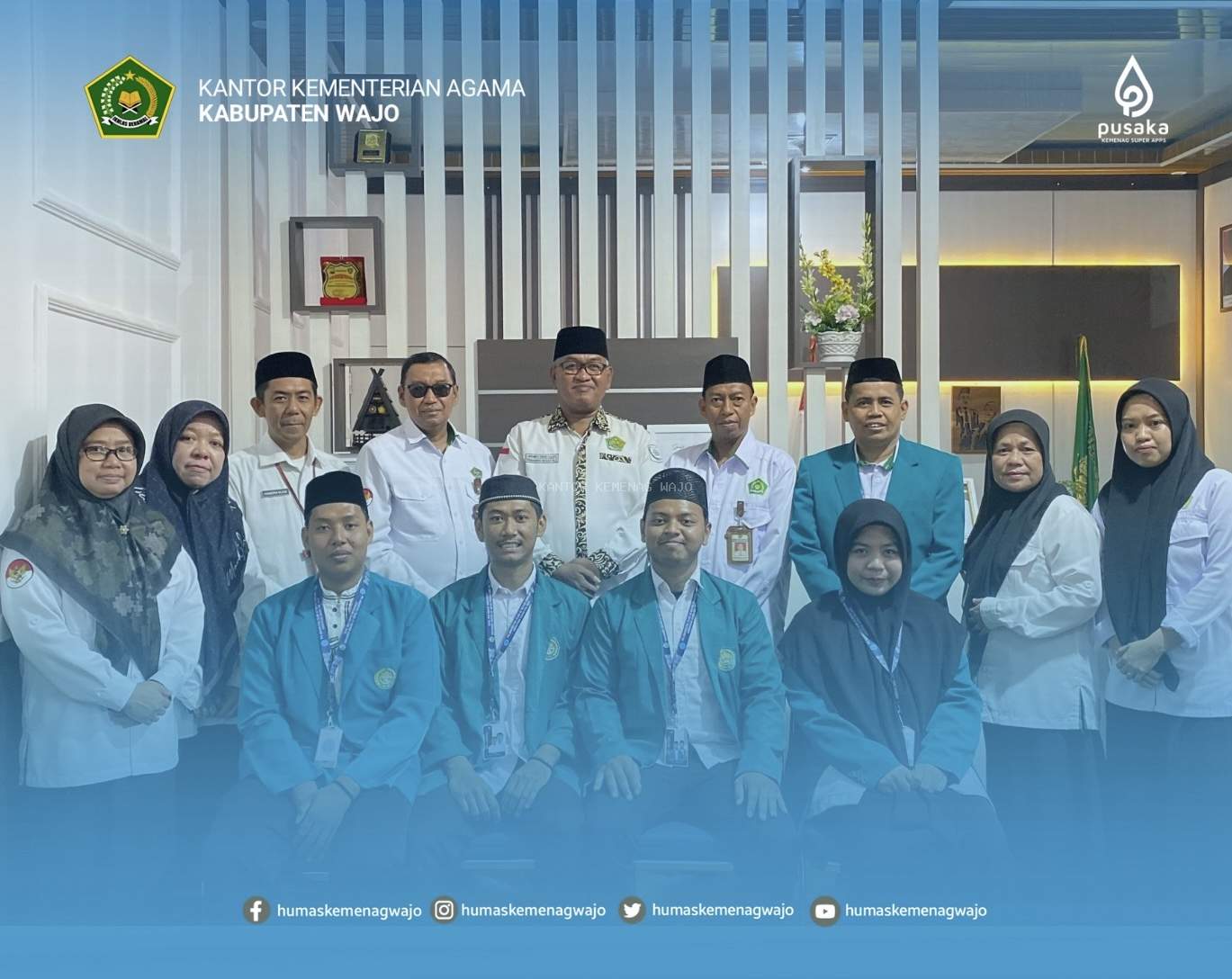 Kemenag Wajo Lepas Mahasiswa PPL Universitas Islam As’adiyah: Jalin Sinergi Dunia Pendidikan dan Pemerintahan