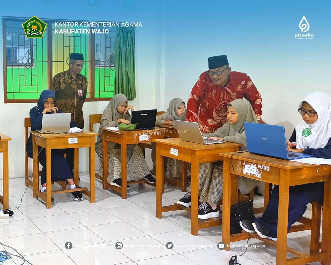 Kakan Kemenag  Wajo Beri Dukungan untuk Peserta OMI 2025 Bidang Matematika