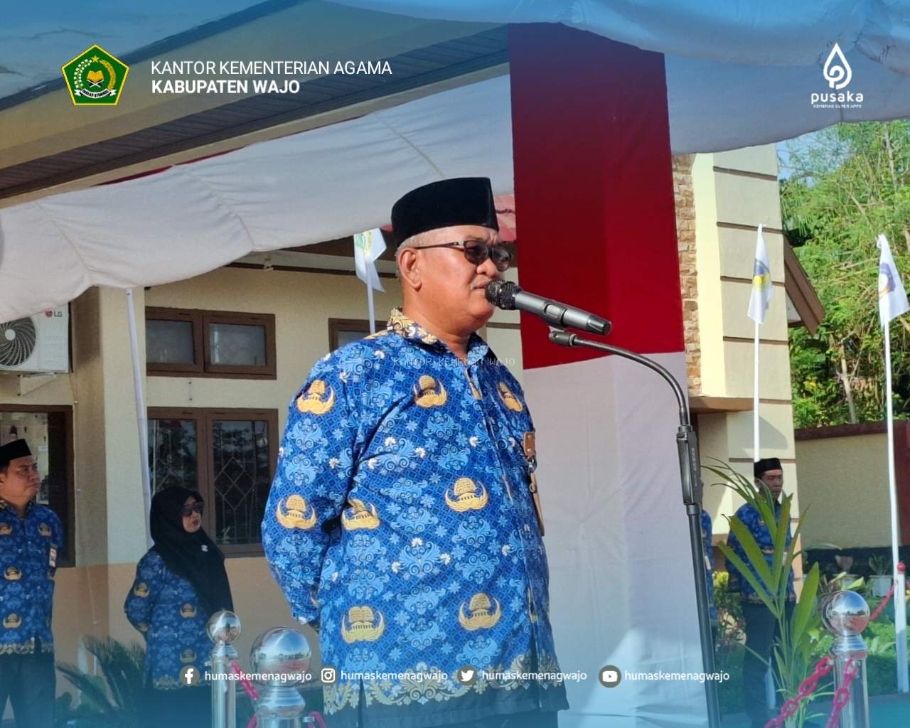 Hari Kesadaran Nasional, Kemenag Wajo Dorong Kedisiplinan dan Kebersamaan ASN