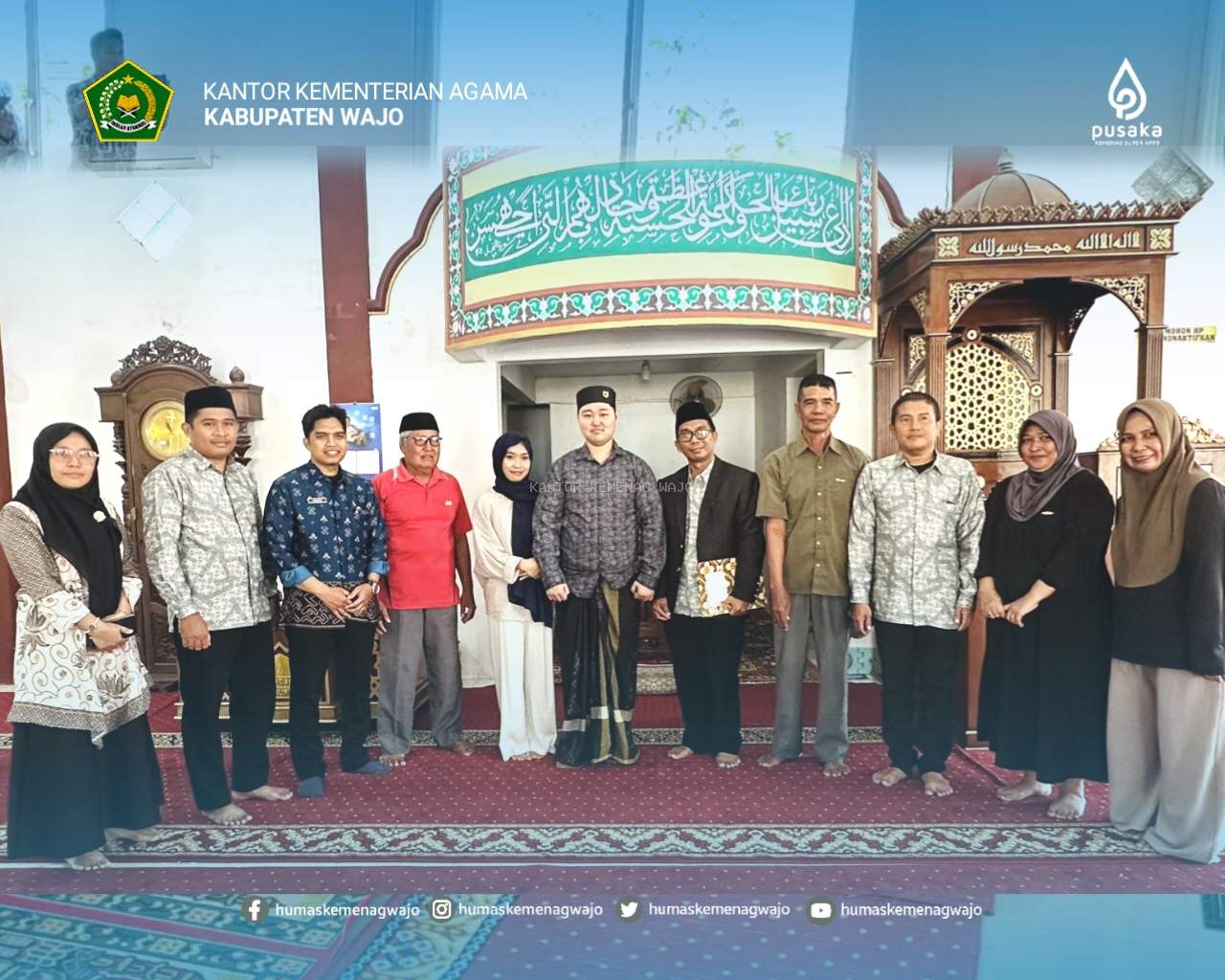 Seorang Warga Korea Selatan Resmi Memeluk Islam di Kecamatan Pammana