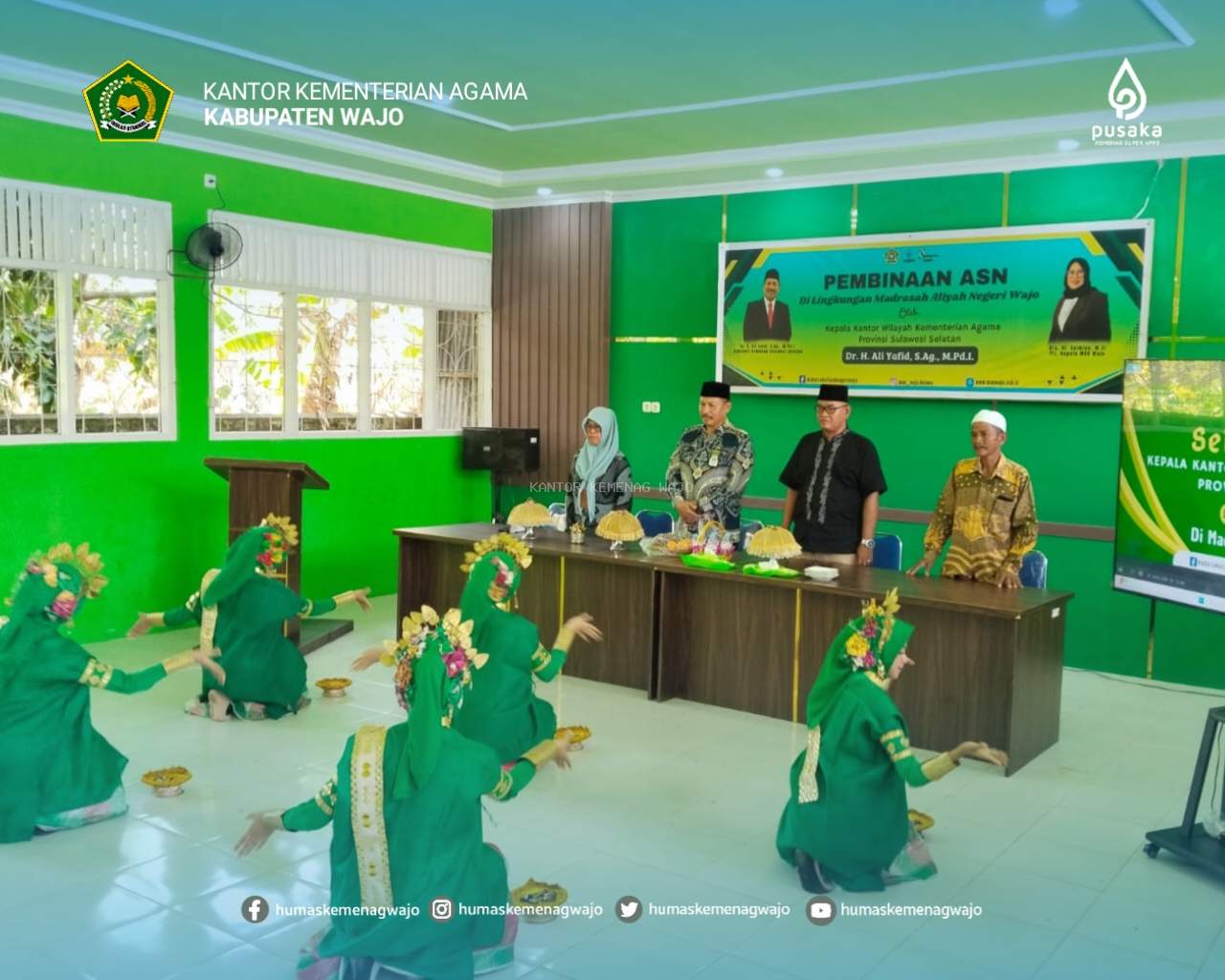 ASN MAN Wajo Dapat Pembinaan Langsung dari Kakanwil Kemenag Sulsel