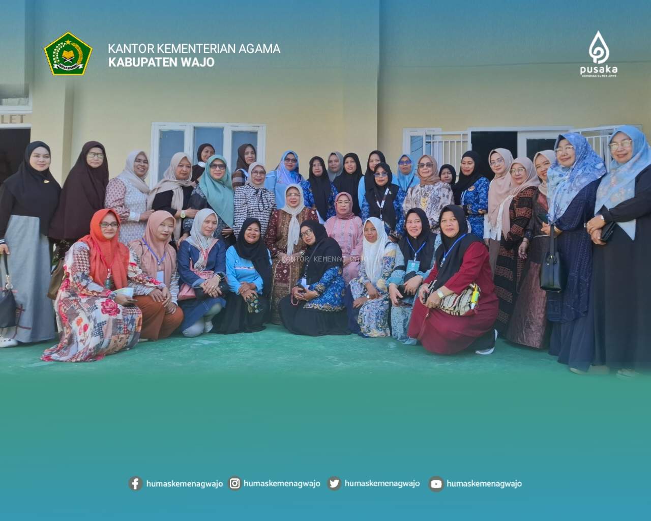 Kunjungan DWP Kemenag RI Warnai Rangkaian MQK Internasional di Wajo