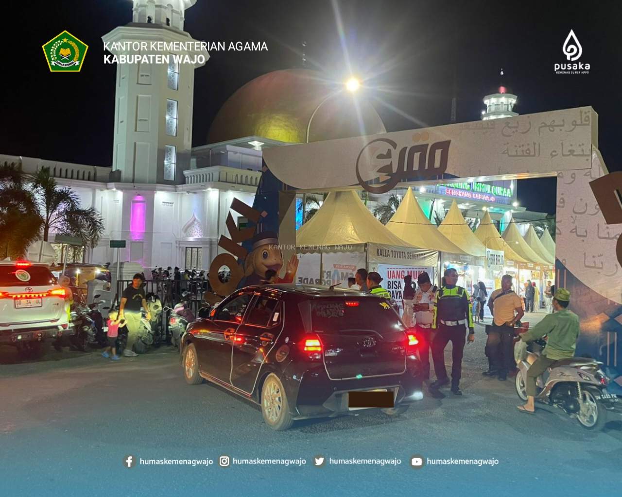 Lalu Lintas Padat, Malam Ini MQK Internasional Dirangkaikan As'adiyah Bersholawat