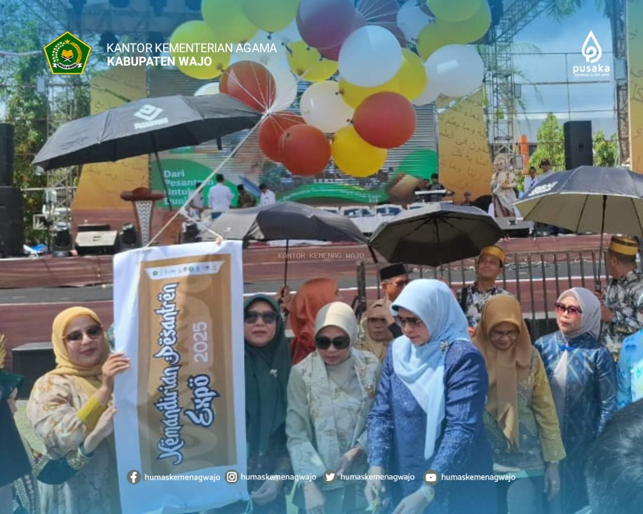 Santri Tampilkan Produk Kreatif dalam Expo Kemandirian Pesantren di Wajo