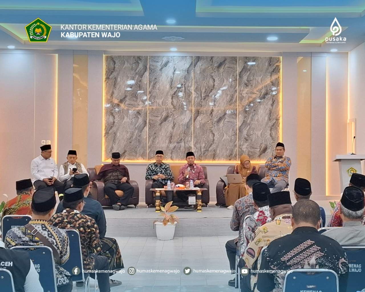 Direktur Pesantren Kemenag Terkesan: Pelayanan Kemenag Wajo dan Sulsel 