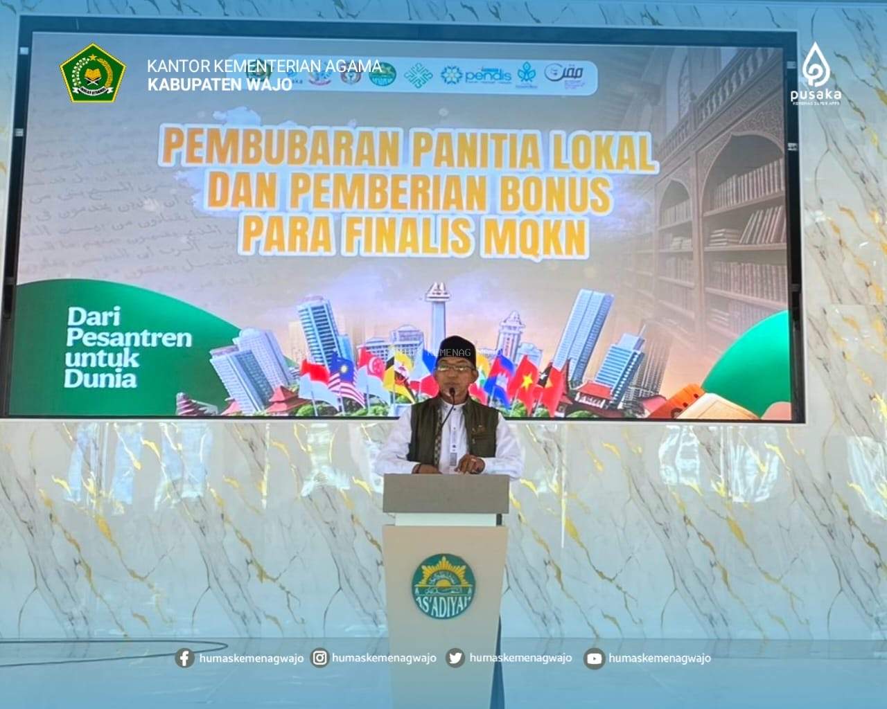 Momen Haru di Macanang: Kemenag Wajo Apresiasi Panitia & Finalis MQKN 2025