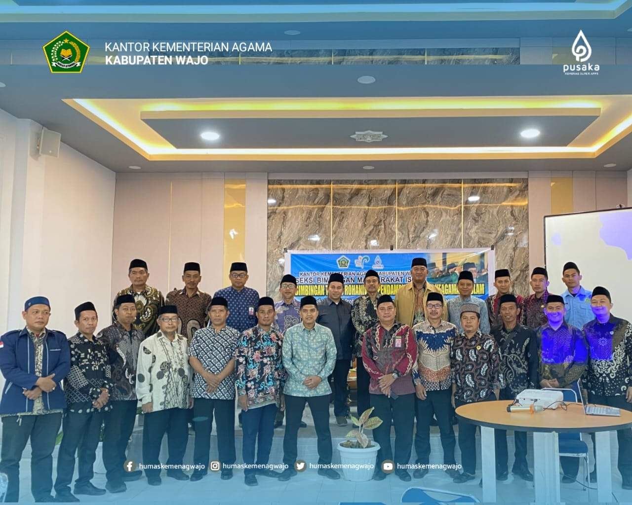 Tingkatkan Profesionalisme, Kemenag Wajo Gelar Bimtek Rohaniwan Pendamping Sumpah Keagamaan