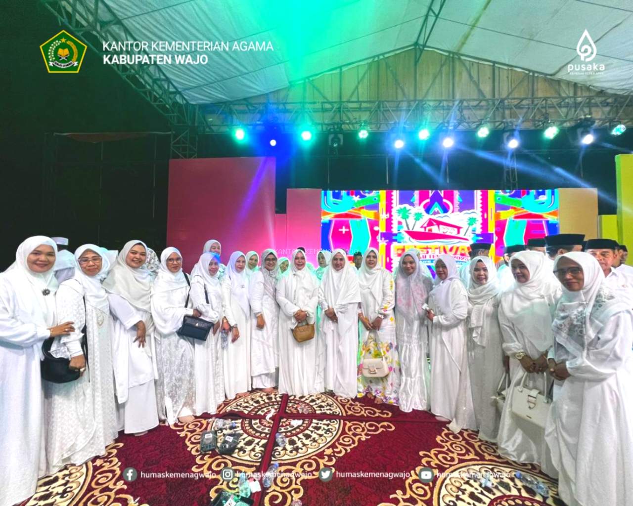 DWP Kemenag Wajo Dukung Wajo Bershalawat Sebagai Wujud Pelestarian Nilai Religius dan Budaya