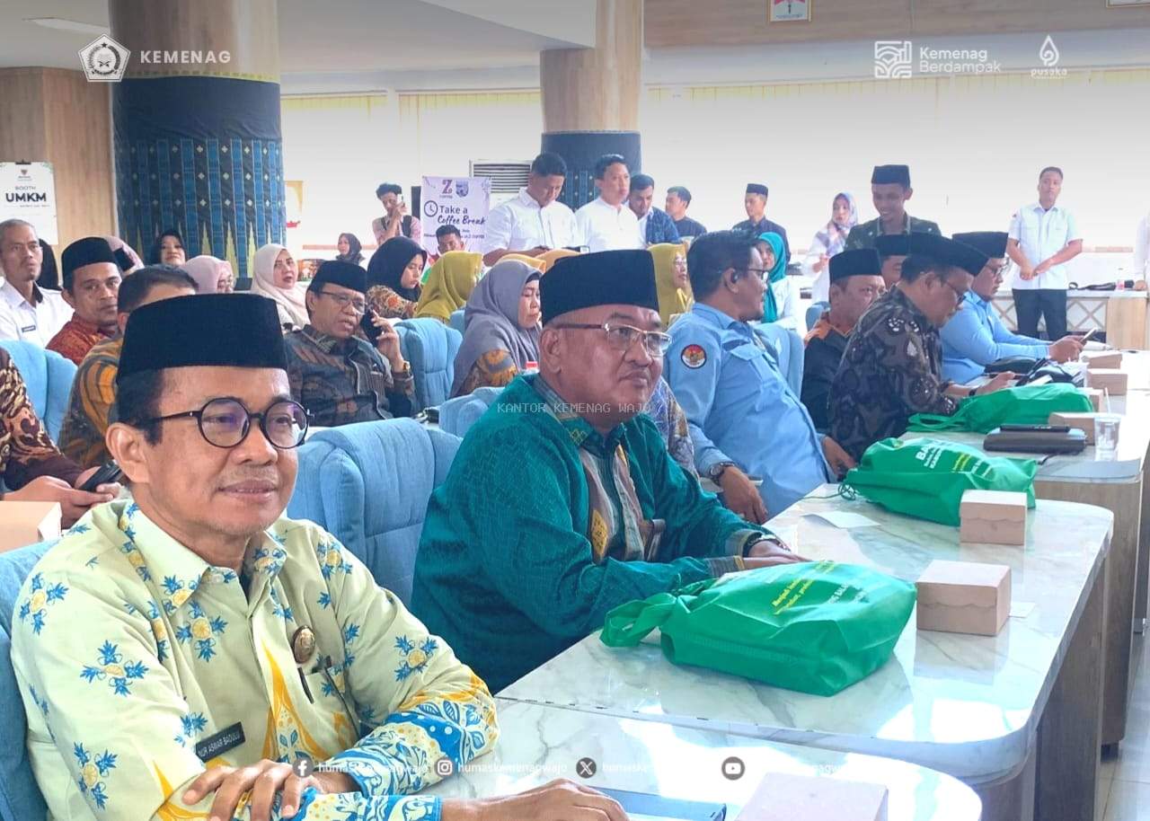 Kemenag Wajo Dukung Launching Ternak Baznas dan Kampung Zakat di Barru