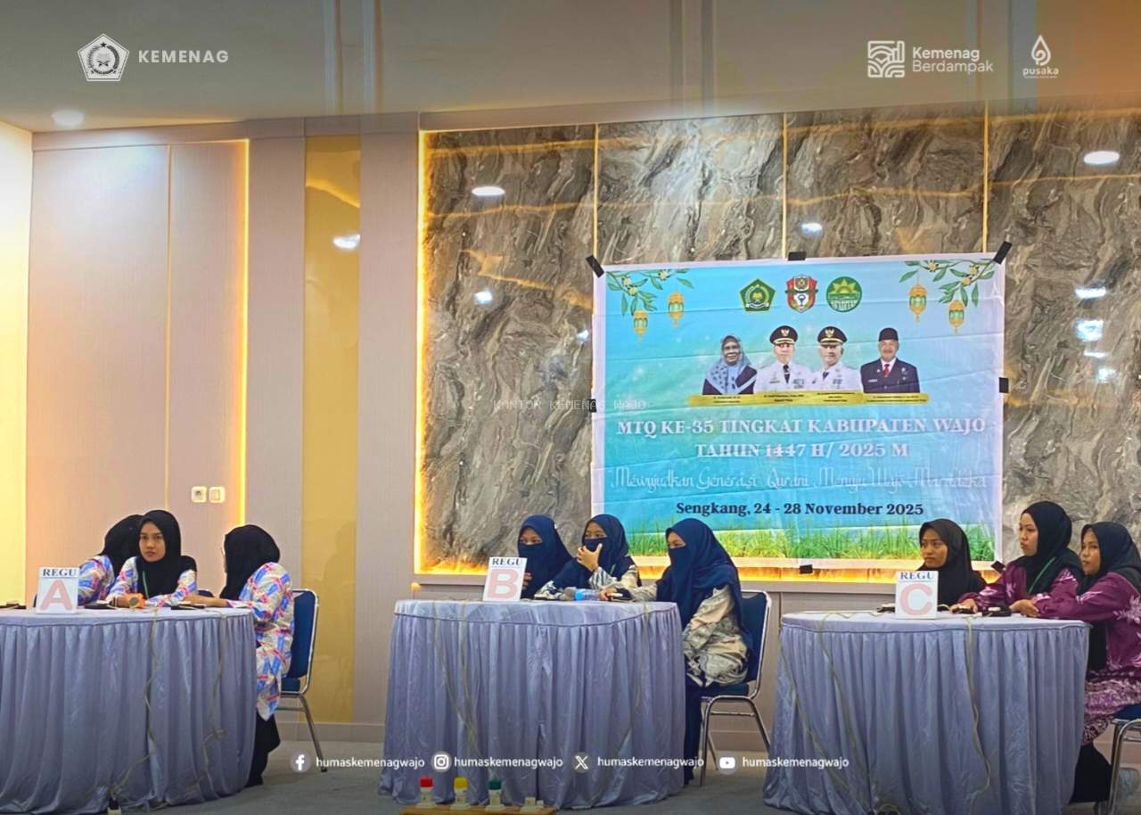 Geliat MTQ ke-35 Wajo: Lomba Berjalan Serentak di Berbagai Titik
