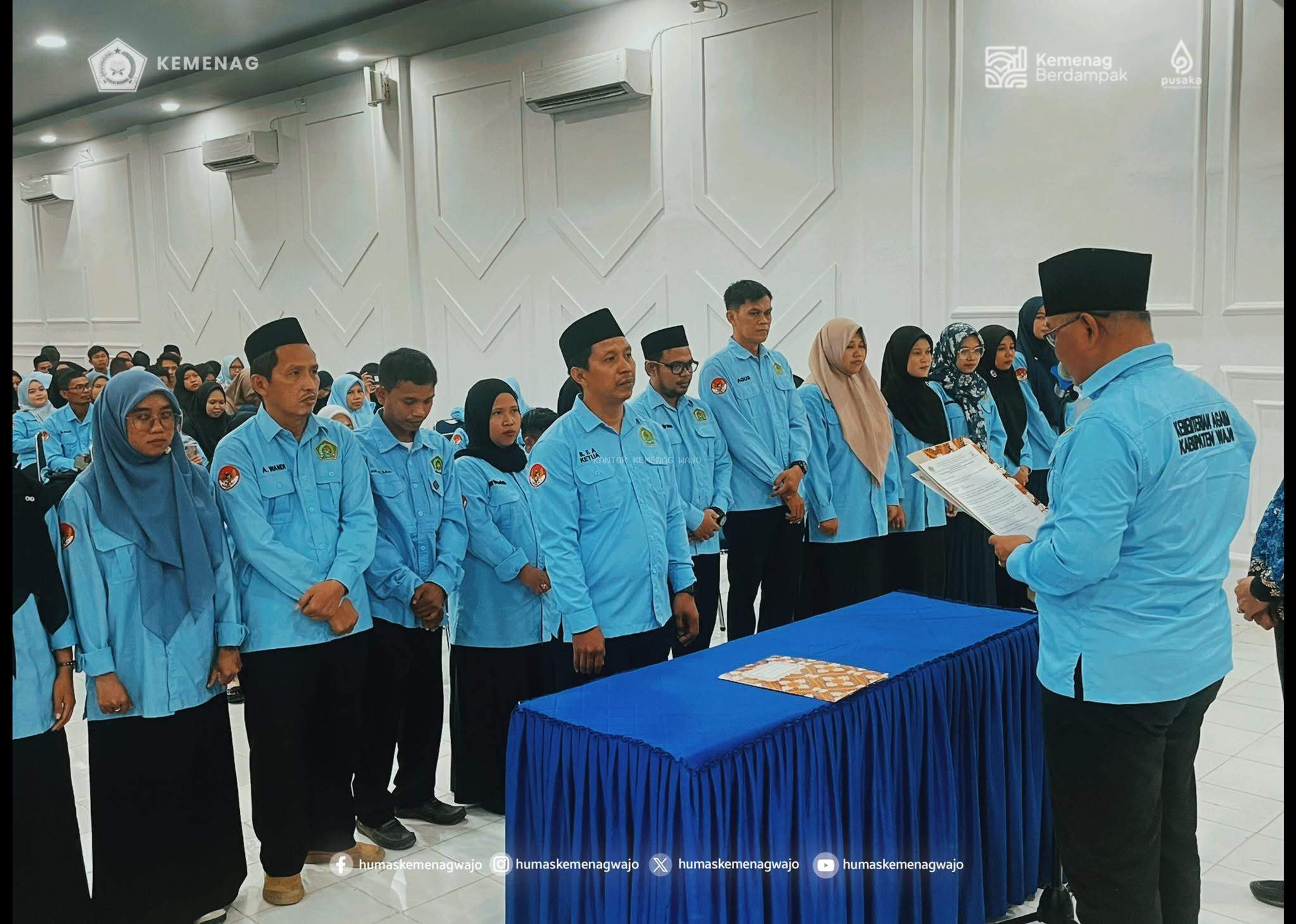 FORKOM Madrasah Wajo Dikukuhkan, Siap Dukung Wajah Madrasah yang Lebih Baik