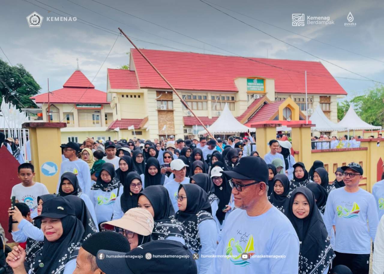 Jalan Kerukunan Jadi Simbol Persatuan pada HAB Kemenag Wajo