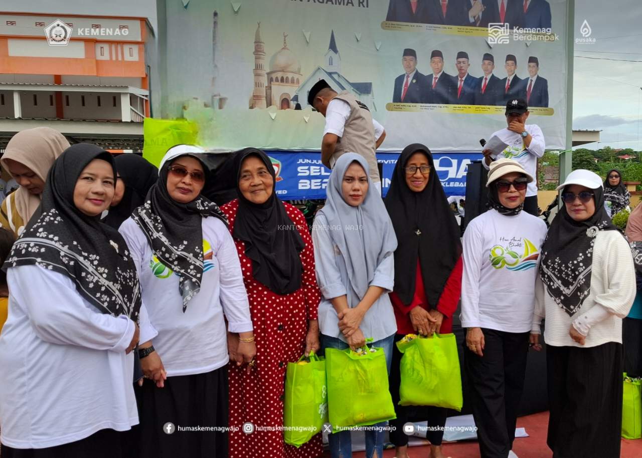 Peringati HAB, DWP Kemenag Wajo Wujudkan Kepedulian Sosial