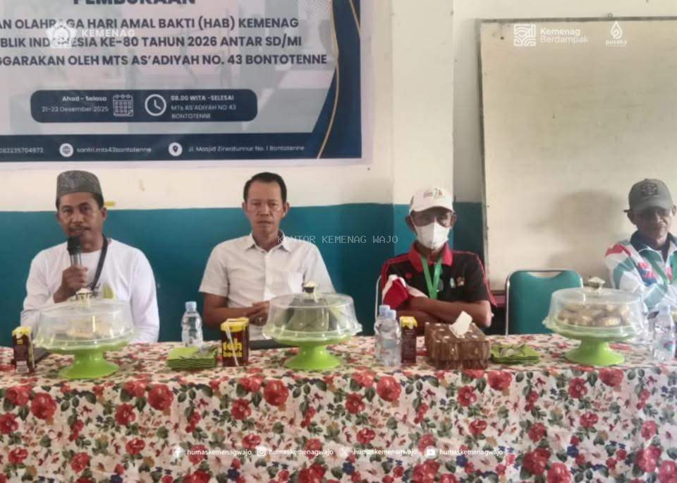 MTs. As'adiyah No. 43 Bontotenne adakan Porseni antar SD/MI