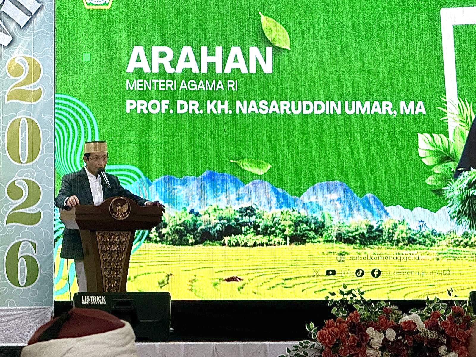 Rakerwil Kemenag Sulsel, Menteri Agama Apresiasi Capaian dan Tekankan Integritas