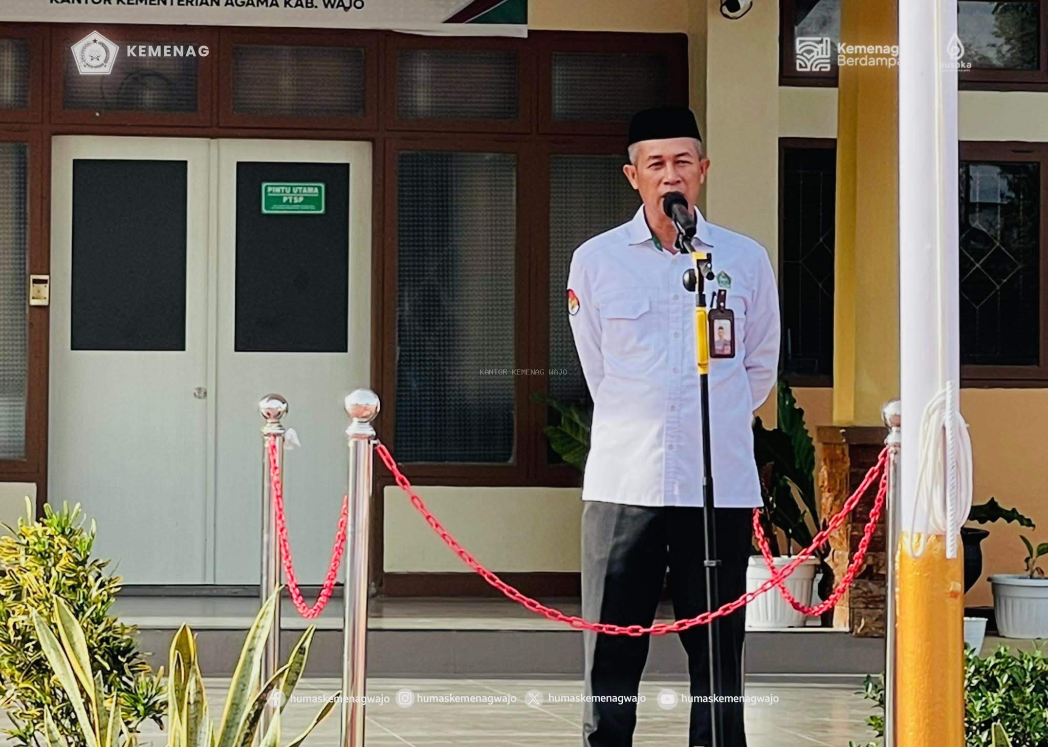Kasi Penmad Kemenag Wajo Sampaikan Progres Bantuan Presiden RI untuk Madrasah