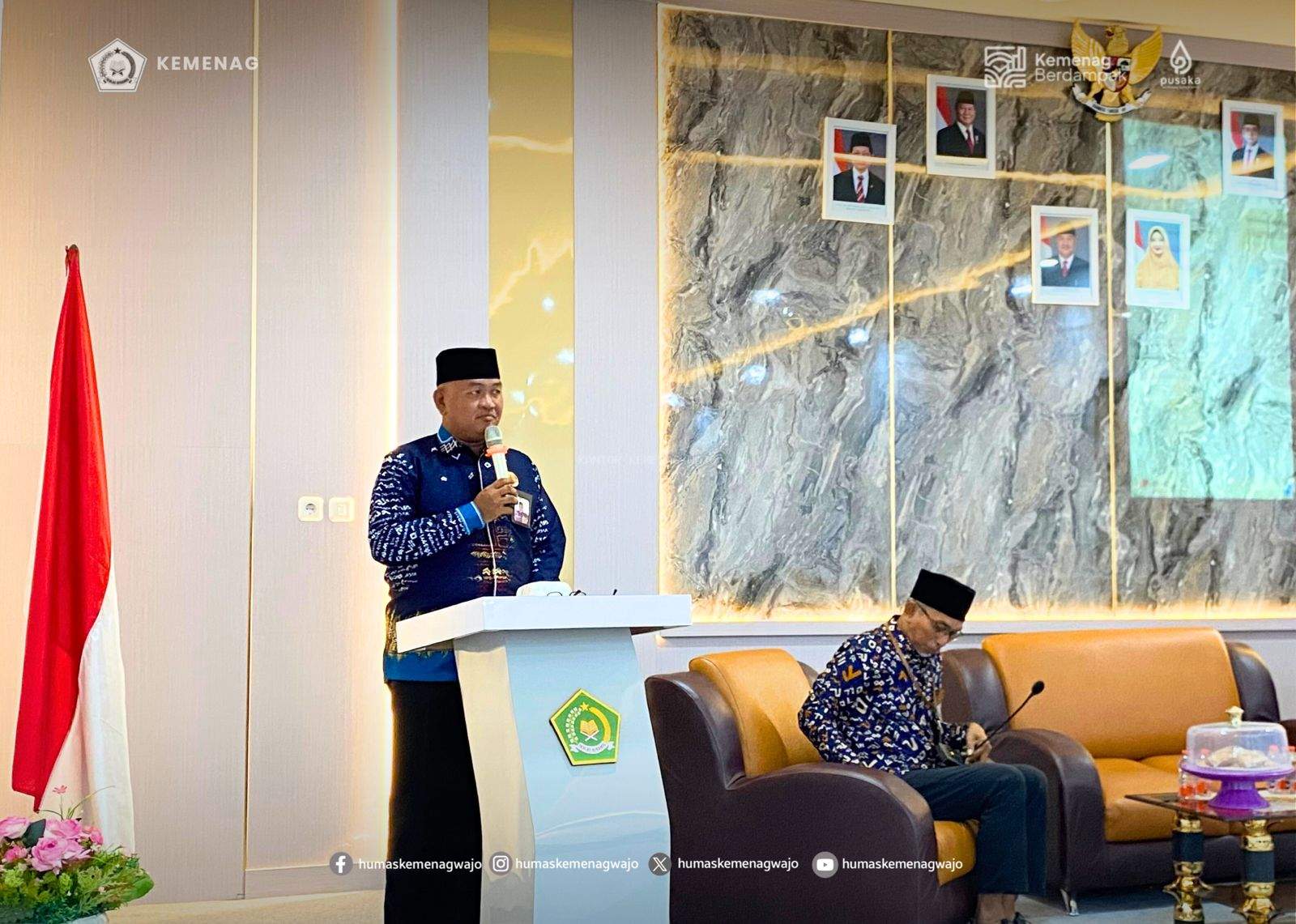 Tekankan Profesionalisme, Kakan Kemenag Wajo Soroti Peran Operator